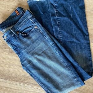 7 For All Mankind Low Rise Bootcut Jean